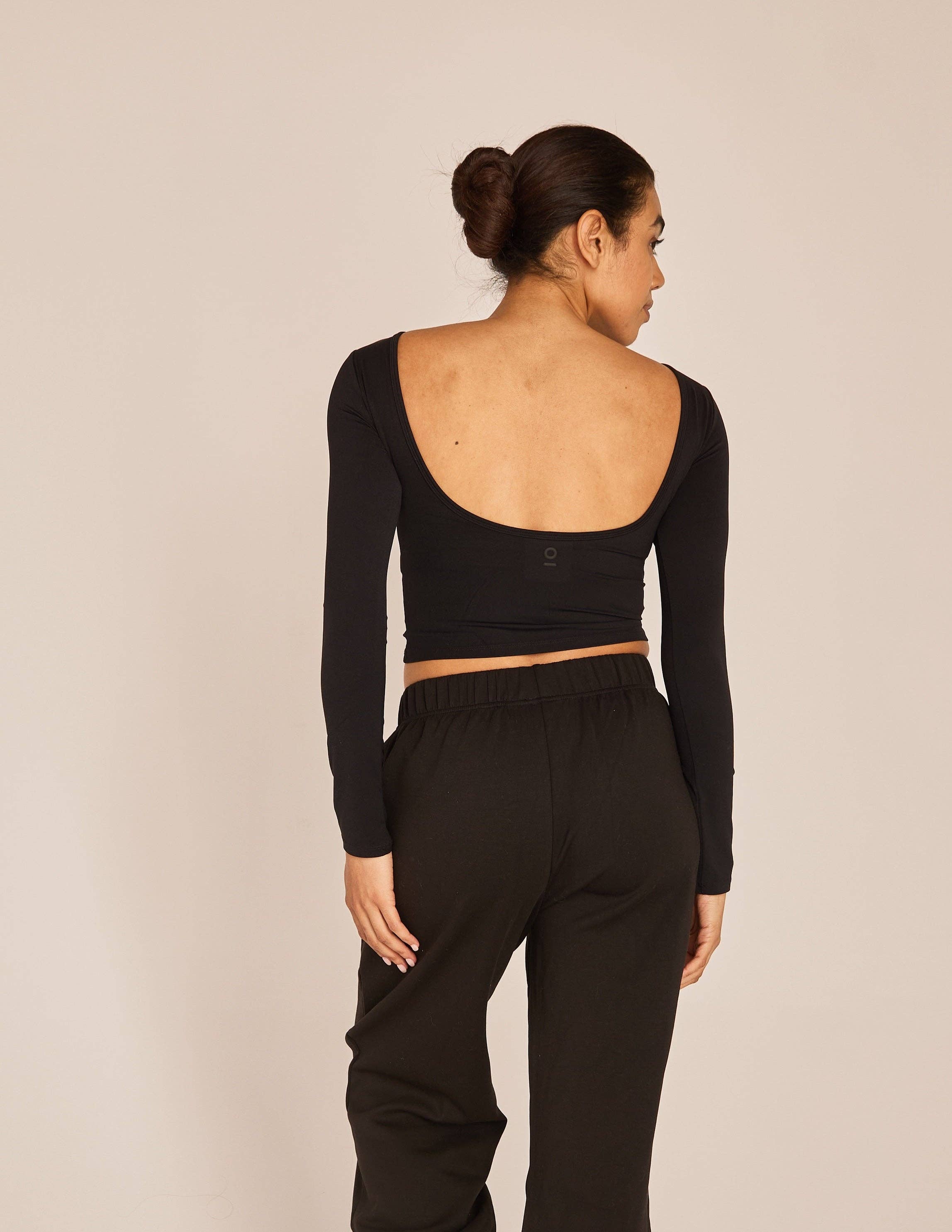 The Warm-Up Backless Longsleeve