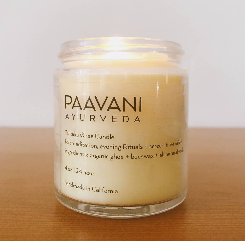 Trataka Ghee Candle – Ayurvedic Meditation for Focus & Eyes