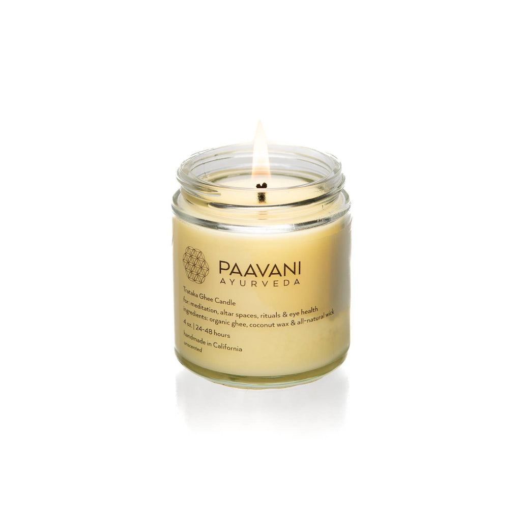 Trataka Ghee Candle – Ayurvedic Meditation for Focus & Eyes