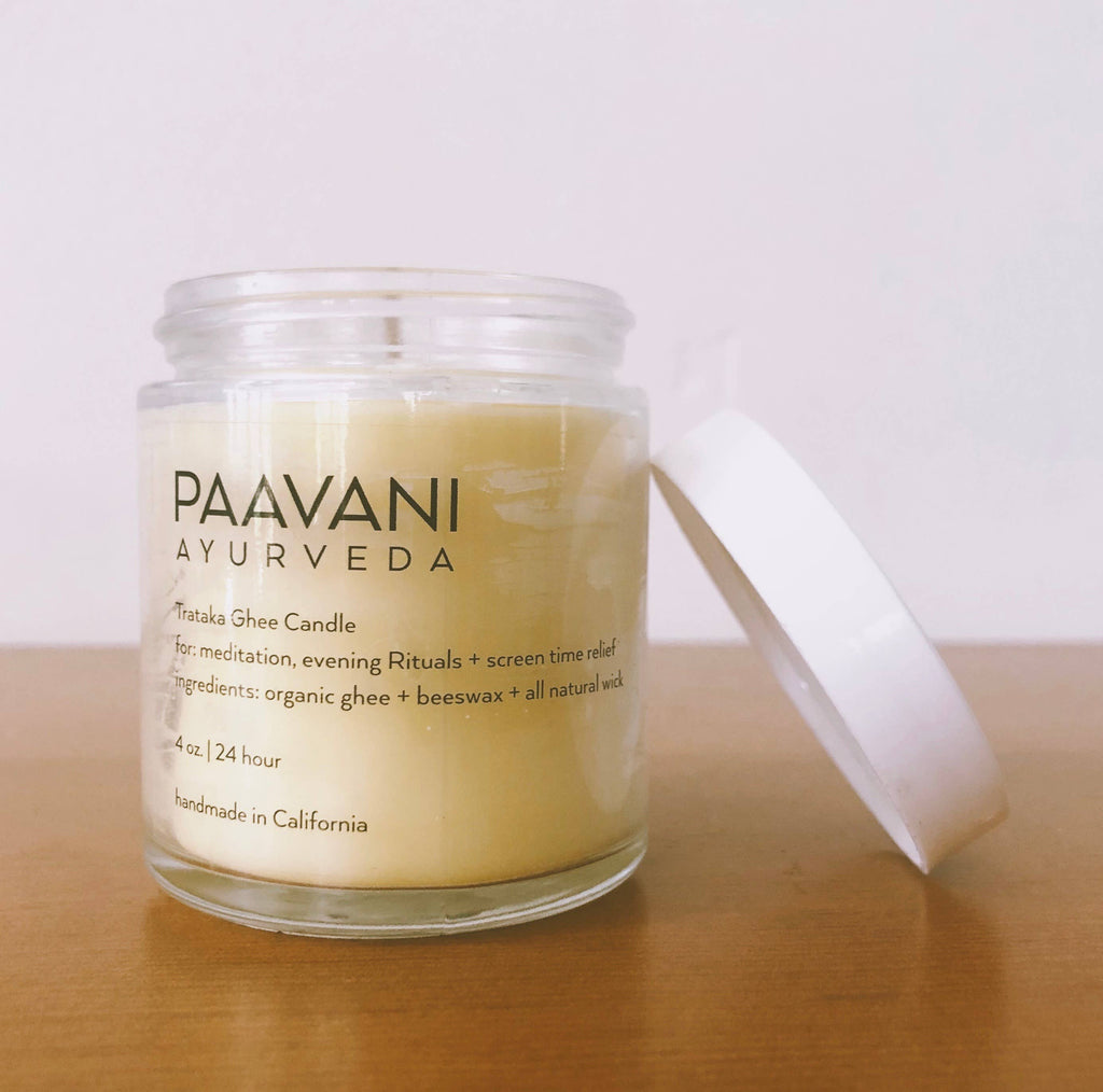 Trataka Ghee Candle – Ayurvedic Meditation for Focus & Eyes