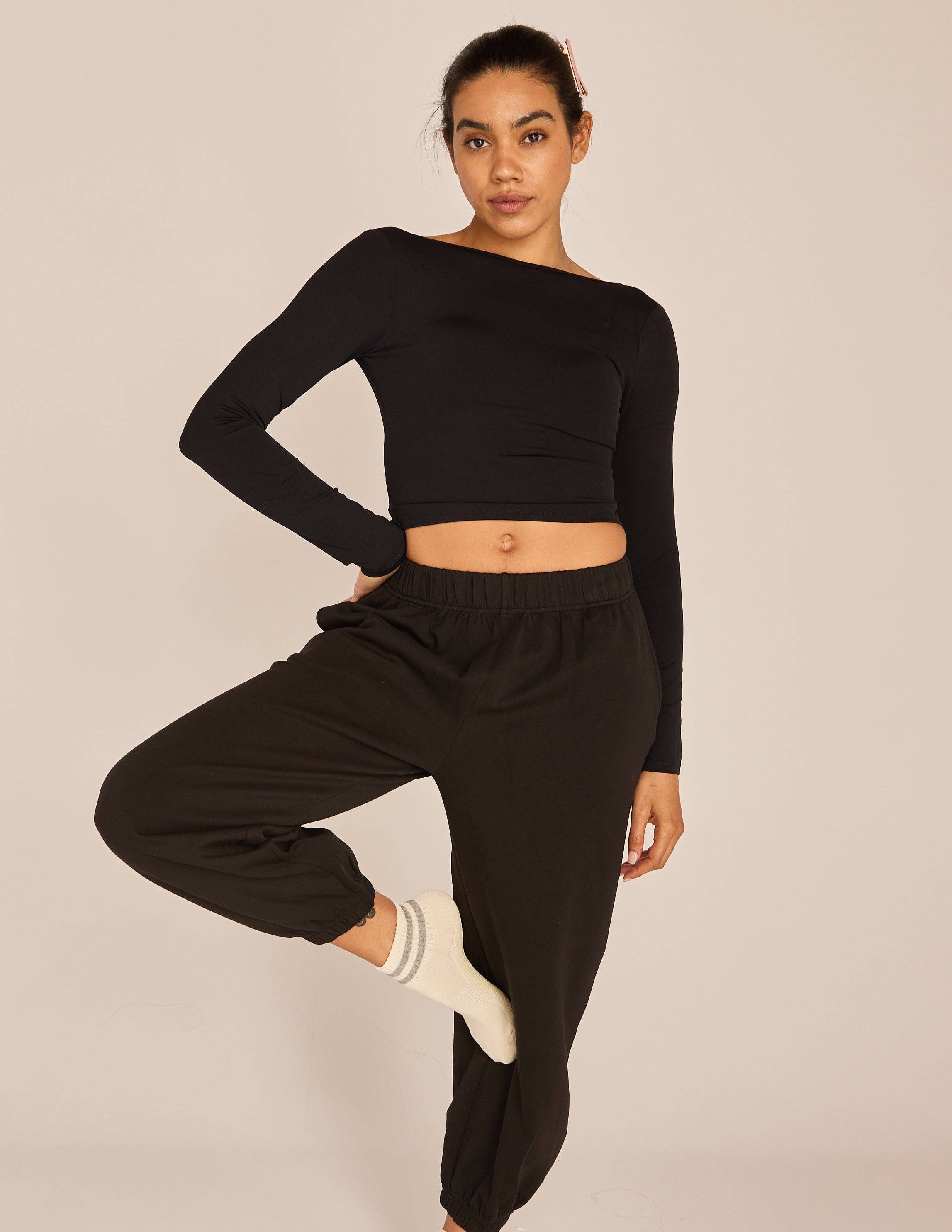 The Warm-Up Backless Longsleeve