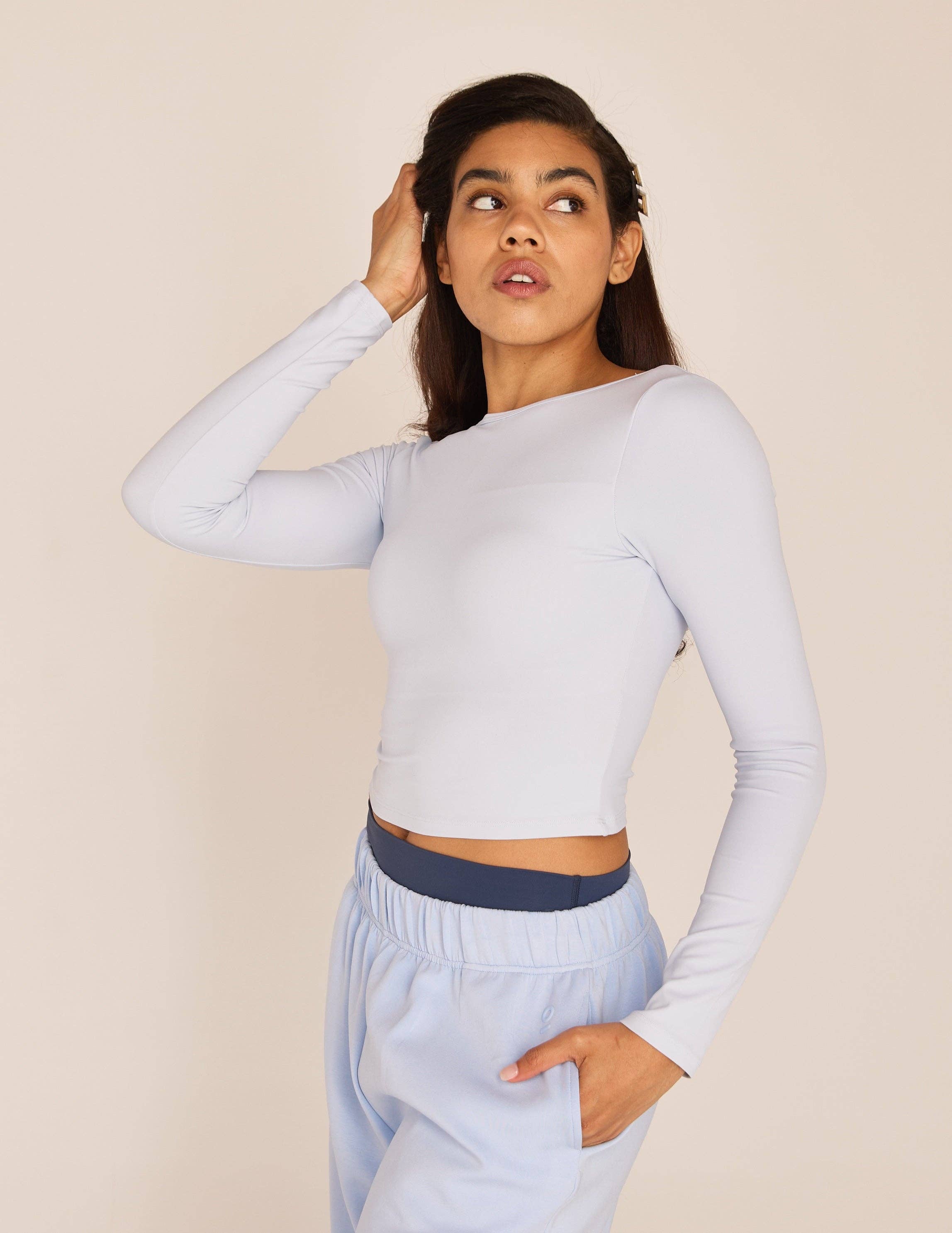 The Warm-Up Backless Longsleeve