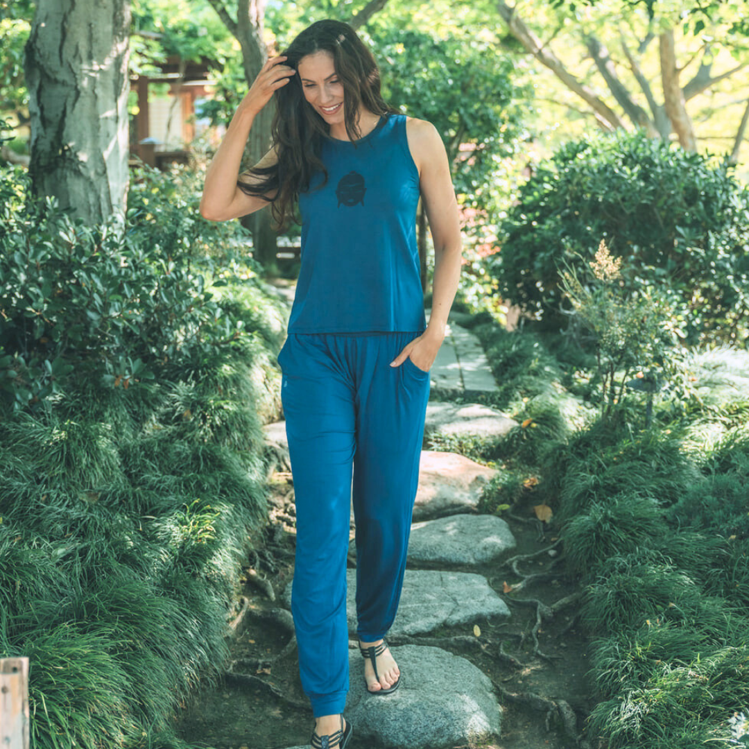 Bamboo Essential Pant - Ocean